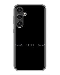 Чехол для Samsung Galaxy S23 FE с картинкой «Audi — световой подпись» Чехол для Samsung Galaxy S23 FE с картинкой «Audi — световой подпись»