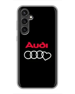 Чехол для Samsung Galaxy S23 FE с картинкой «Логотип Audi Heart» Чехол для Samsung Galaxy S23 FE с картинкой «Логотип Audi Heart»
