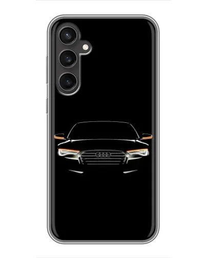 Чехол для Samsung Galaxy S23 FE с картинкой «Audi — ночной контур»
