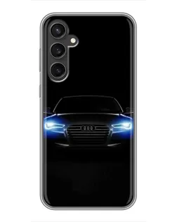 Чехол для Samsung Galaxy S23 FE с картинкой «Audi в неоне»