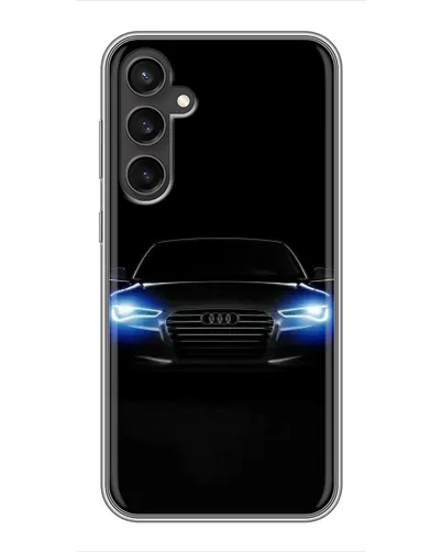 Чехол для Samsung Galaxy S23 FE с картинкой «Audi в неоне»