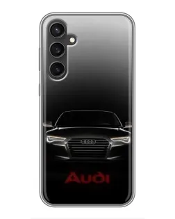 Чехол для Samsung Galaxy S23 FE с картинкой «Audi — градиентный контур»