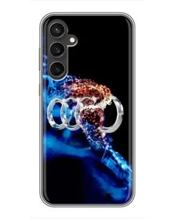 Чехол для Samsung Galaxy S23 FE с картинкой «Энергия лого Audi»