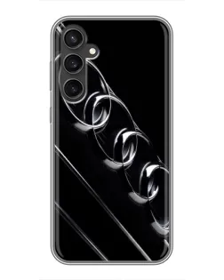 Чехол для Samsung Galaxy S23 FE с картинкой «Audi — абстрактные кольца»