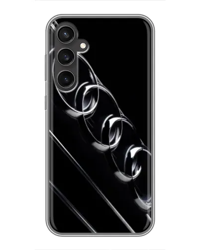 Чехол для Samsung Galaxy S23 FE с картинкой «Audi — абстрактные кольца»