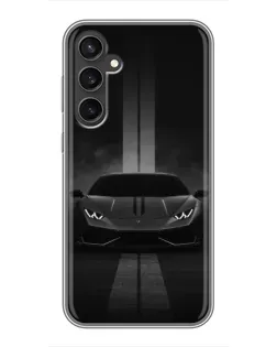 Чехол для Samsung Galaxy S23 FE с картинкой «Lamborghini симметрия дорог»