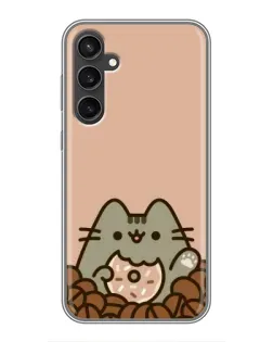 Чехол для Samsung Galaxy S23 FE с картинкой «Кофейный Пушин»