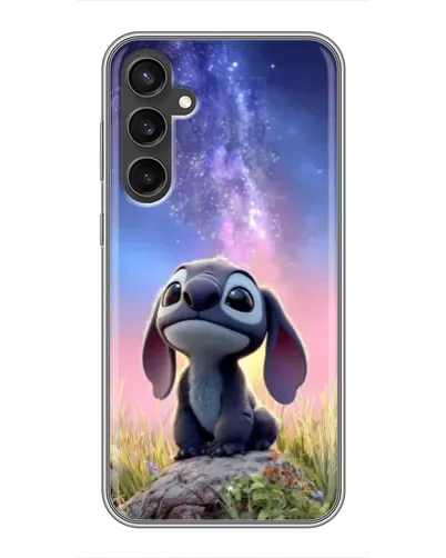 Чехол для Samsung Galaxy S23 FE с картинкой «Стич на рассвете»