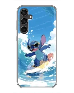 Чехол для Samsung Galaxy S23 FE с картинкой «Стич на волне» Чехол для Samsung Galaxy S23 FE с картинкой «Стич на волне»