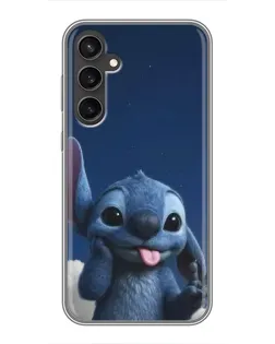 Чехол для Samsung Galaxy S23 FE с картинкой «Стич в облаках»