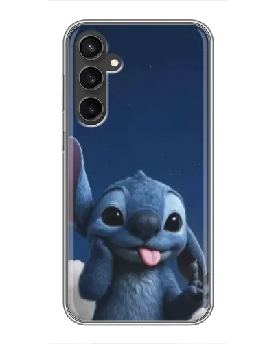Чехол для Samsung Galaxy S23 FE с картинкой «Стич в облаках»
