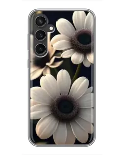 Чехол для Samsung Galaxy S23 FE с картинкой «Белые маргаритки макро»