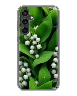 Чехол для Samsung Galaxy S23 FE с картинкой «Ландыши в зелени»