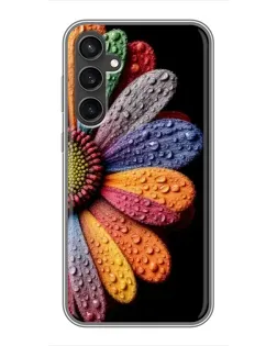 Чехол для Samsung Galaxy S23 FE с картинкой «Радужный цветок»