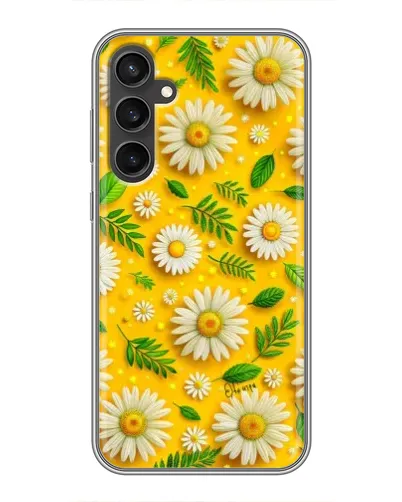 Чехол для Samsung Galaxy S23 FE с картинкой «Ромашковое солнце»