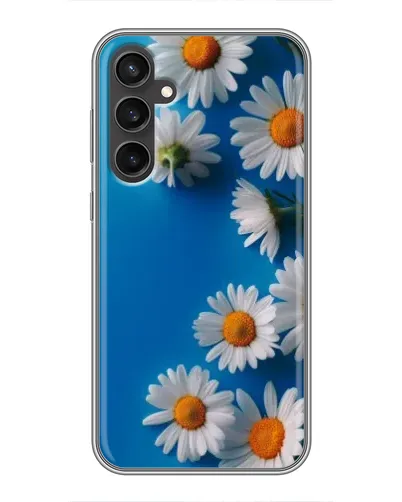 Чехол для Samsung Galaxy S23 FE с картинкой «Белоснежные маргаритки»