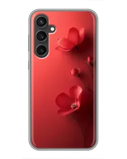 Чехол для Samsung Galaxy S23 FE с картинкой «Маковые соцветия»