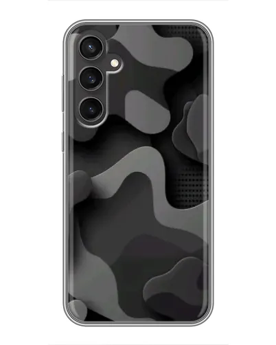 Чехол для Samsung Galaxy S23 FE с картинкой «Темный абстрактный камуфляж» Чехол для Samsung Galaxy S23 FE с картинкой «Темный абстрактный камуфляж»