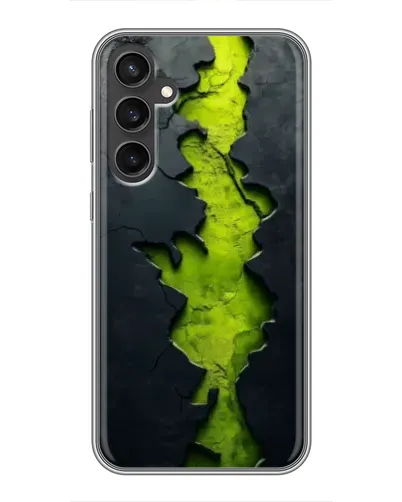 Чехол для Samsung Galaxy S23 FE с картинкой «Салатовый разлом скалы» Чехол для Samsung Galaxy S23 FE с картинкой «Салатовый разлом скалы»