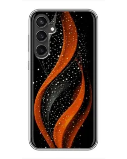 Чехол для Samsung Galaxy S23 FE с картинкой «Огненная звездная волна»