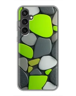 Чехол для Samsung Galaxy S23 FE с картинкой «Яркая неоновая галька»