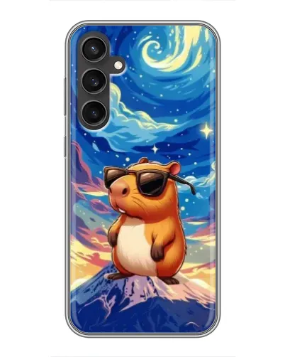 Чехол для Samsung Galaxy S23 FE с картинкой «Капибара Ван Гога»
