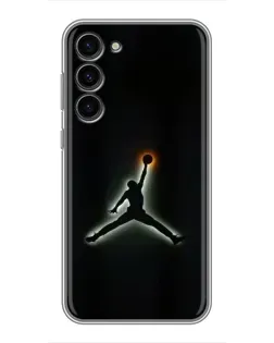 Чехол для Samsung Galaxy S23 Plus с картинкой «Jordan Gradient Logo» Чехол для Samsung Galaxy S23 Plus с картинкой «Jordan Gradient Logo»