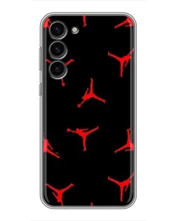 Чехол для Samsung Galaxy S23 Plus с картинкой «Jordan Red Pattern» Чехол для Samsung Galaxy S23 Plus с картинкой «Jordan Red Pattern»