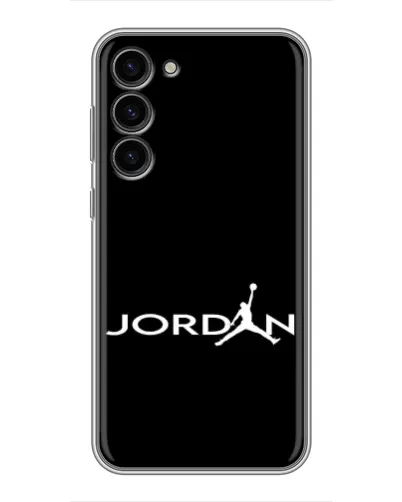 Чехол для Samsung Galaxy S23 Plus с картинкой «Jordan White Logo»