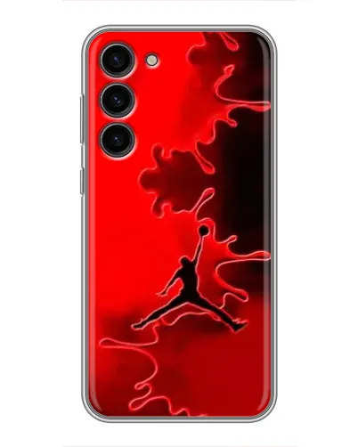 Чехол для Samsung Galaxy S23 Plus с картинкой «Jordan Red Smoke»