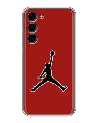 Чехол для Samsung Galaxy S23 Plus с картинкой «Jordan Red Back»