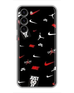 Чехол для Samsung Galaxy S23 Plus с картинкой «Nike Mix Pattern»