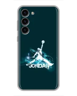 Чехол для Samsung Galaxy S23 Plus с картинкой «Jordan Blue Fire»