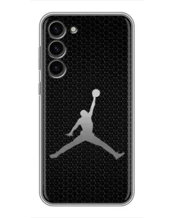 Чехол для Samsung Galaxy S23 Plus с картинкой «Jordan Dark Carbon»