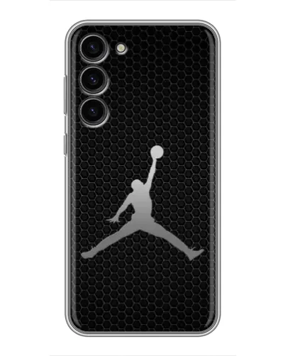Чехол для Samsung Galaxy S23 Plus с картинкой «Jordan Dark Carbon»