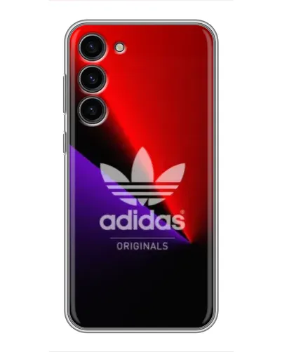 Чехол для Samsung Galaxy S23 Plus с картинкой «Adidas Red Neon»