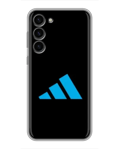 Чехол для Samsung Galaxy S23 Plus с картинкой «Adidas Cyan Logo»