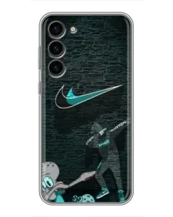 Чехол для Samsung Galaxy S23 Plus с картинкой «Спортивный арт Nike» Чехол для Samsung Galaxy S23 Plus с картинкой «Спортивный арт Nike»