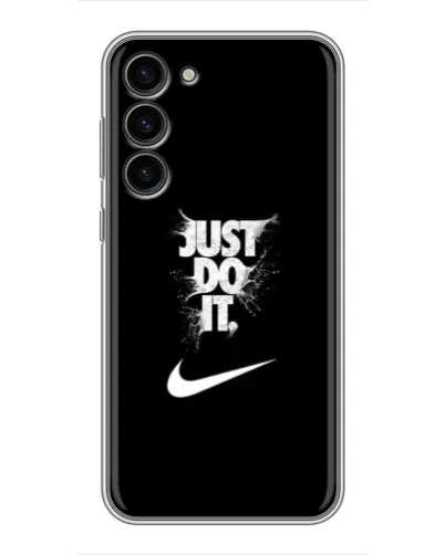 Чехол для Samsung Galaxy S23 Plus с картинкой «Текстовый принт Nike»