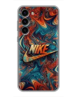 Чехол для Samsung Galaxy S23 Plus с картинкой «Nike в абстракции»