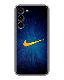 Чохол для Samsung Galaxy S23 Plus з картинкою «Синій пульс Nike»