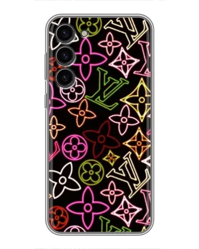 Чехол для Samsung Galaxy S23 Plus с картинкой «Неоновый микс Nike»