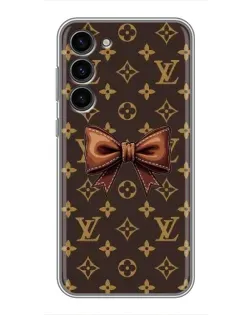 Чехол для Samsung Galaxy S23 Plus с картинкой «LV с бантом»