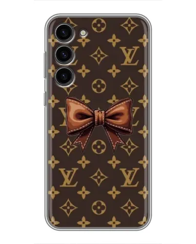 Чехол для Samsung Galaxy S23 Plus с картинкой «LV с бантом»