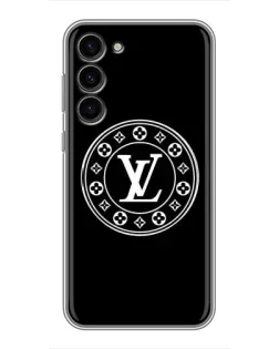 Чехол для Samsung Galaxy S23 Plus с картинкой «LV — печать стиля»