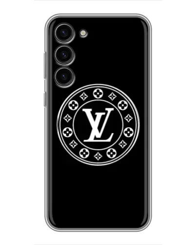 Чехол для Samsung Galaxy S23 Plus с картинкой «LV — печать стиля»