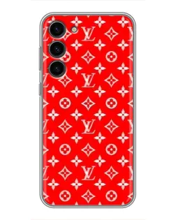 Чехол для Samsung Galaxy S23 Plus с картинкой «Яркий паттерн LV»