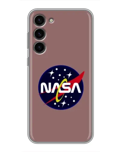 Чехол для Samsung Galaxy S23 Plus с картинкой «NASA — ретро космос»