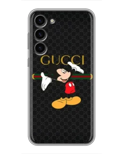 Чехол для Samsung Galaxy S23 Plus с картинкой «Микки Маус Gucci»