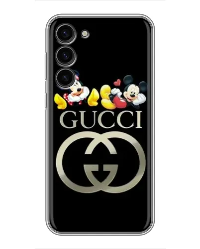 Чехол для Samsung Galaxy S23 Plus с картинкой «Gucci — герои Disney»